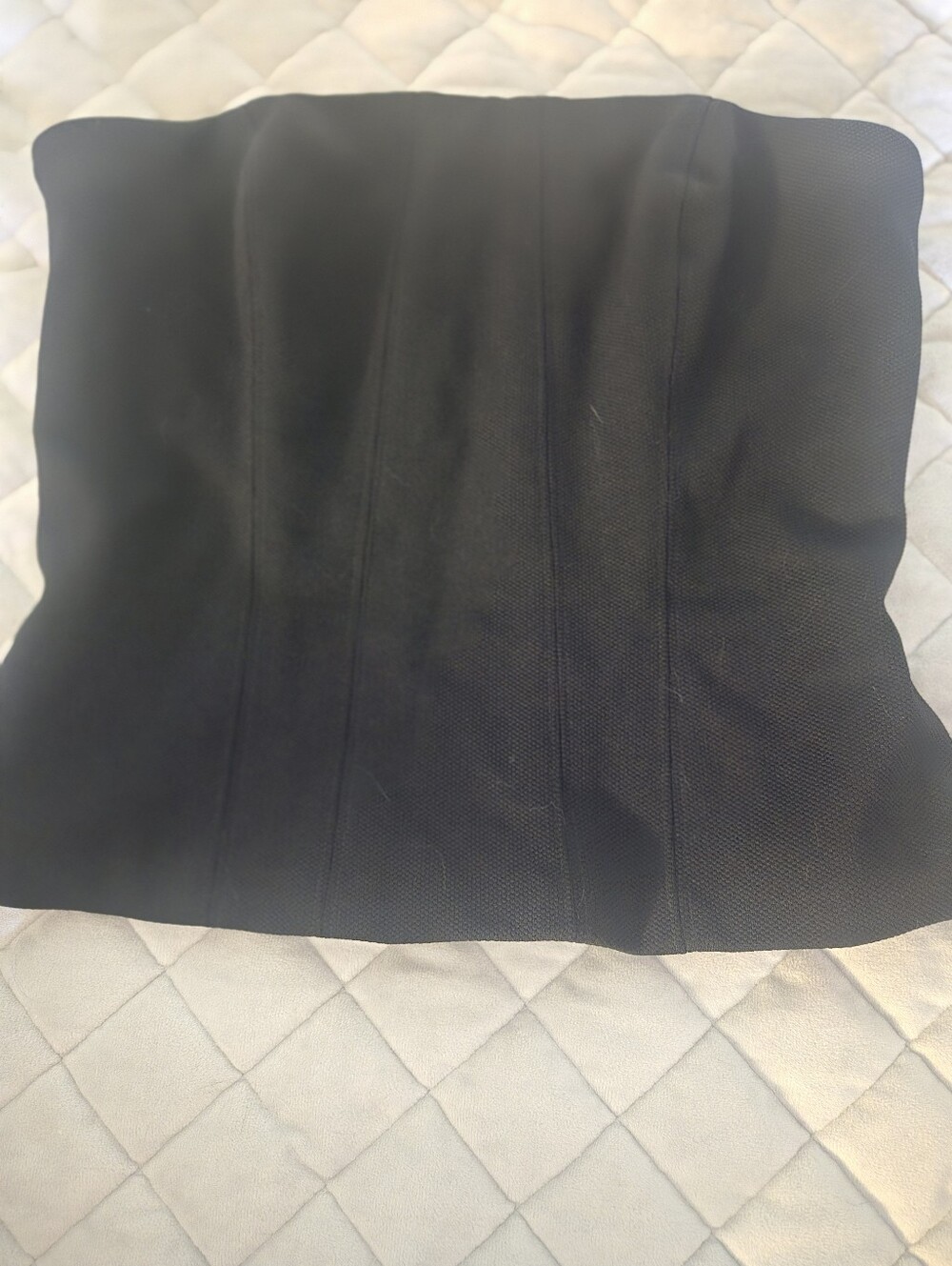 White House Black Market Strapless Black Structured Bustier Top - Picture 3 of 13